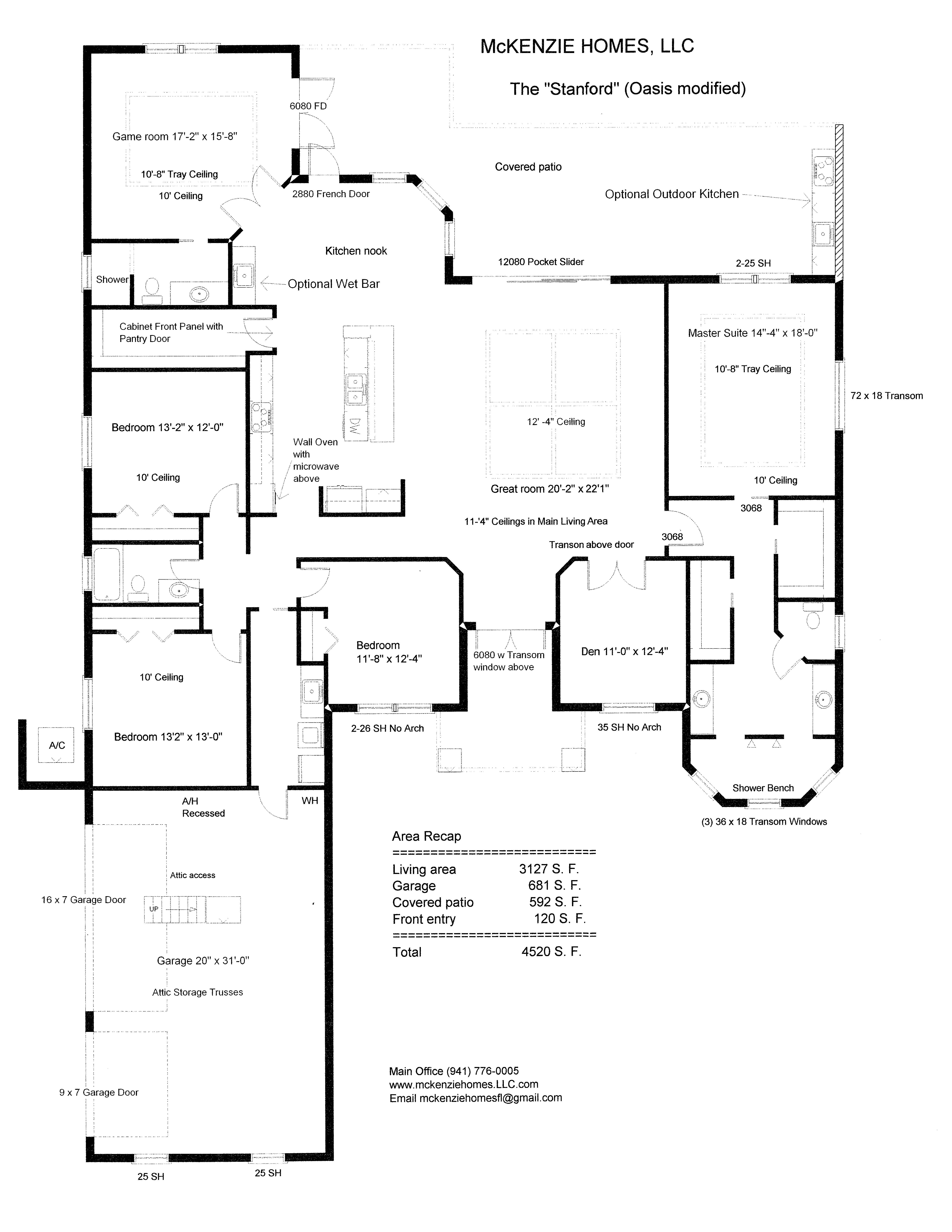 Floor Plans Library Sarasota Home Builders, Contractors